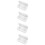 4Pièces Boîte Stérilisatrice Transparent En PP Pour Outils De 10