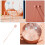 Silicone Rose Pour Nettoyage Maison Bouteille 7