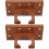 2Ensembles Suspension Murale En Bois Marron Pour Instruments À Cordes 5