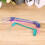12Pcs Silicone Baby Pacifier Clips Assorted Colors Safe Badge Clips 11