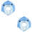 2Pièces Collerette Récupération Chat Doux Coton Éponge Ajustable 7