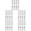 20Pièces Stylos Plume Transparent Ergonomique Pour Fine 8