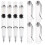 20Pièces Stylos Plume Transparent Ergonomique Pour Fine 3