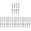 20Pièces Stylos Plume Transparent Ergonomique Pour Fine 7