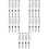 20Pièces Stylos Plume Transparent Ergonomique Pour Fine 9