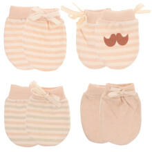 8Paren Newborn Baby Wanten Katoen Zacht Beschermend Assorti Kleuren