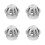 4Pcs Silver Stainless Steel Gutter Guards Leaf Filter Drain Cover 10