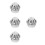 4Pcs Silver Stainless Steel Gutter Guards Leaf Filter Drain Cover 9