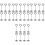 32Pcs Steel Wire Picture Holders Table Number Clips 5