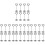 32Pcs Steel Wire Picture Holders Table Number Clips 4
