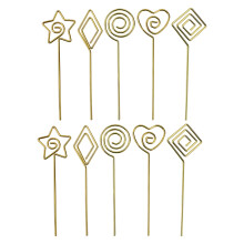40St Gouden Decoratieve Clips Voor Memo’s, Visitekaartjes En Fruit