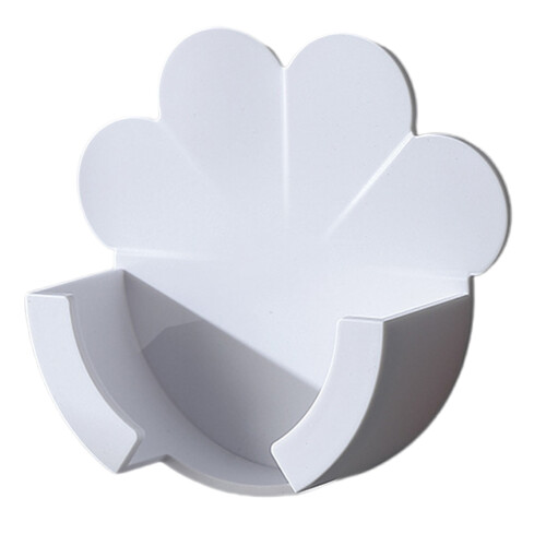 Accessoire robuste de support de poignée de café-fleurs blanches