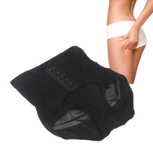 Postpartum-Unterwäsche Schwarz XL 6-Reihen-Haken Feuchtigkeitsabsorbierende C-Section-Slip