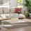 Homcom HOMCOM Extendable Coffee Table, Living Room Table with LED Lights, White 9