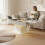 Homcom HOMCOM Extendable Coffee Table, Living Room Table with LED Lights, White 8