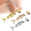 (Silver,18mm)Butterfly Buckle Watch Accessorie Double Buckle Stainless Steel Tool Durable 5