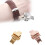 (Silver,18mm)Butterfly Buckle Watch Accessorie Double Buckle Stainless Steel Tool Durable 2