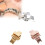 (Silver,18mm)Butterfly Buckle Watch Accessorie Double Buckle Stainless Steel Tool Durable 3