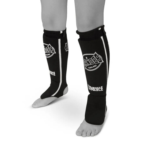 (Blue, Junior) Sandee Cotton Lightweight Shin Guards 2