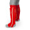 (Red, Junior) Sandee Cotton Lightweight Shin Guards 5