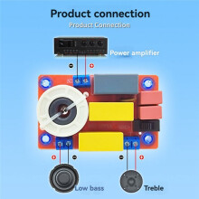 2-Wege-Audio-Lautsprecher, 100 W, Frequenzweiche, Höhen-/Bassmodul, Audio-Lautsprecher, Frequenzteiler, Filter für Regallautsprecher