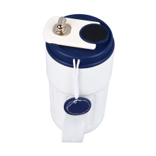 Isolationisierte intelligente Wasserflasche 316 Edelstahl 210mAh 9,9 Unzen Weiß Blau