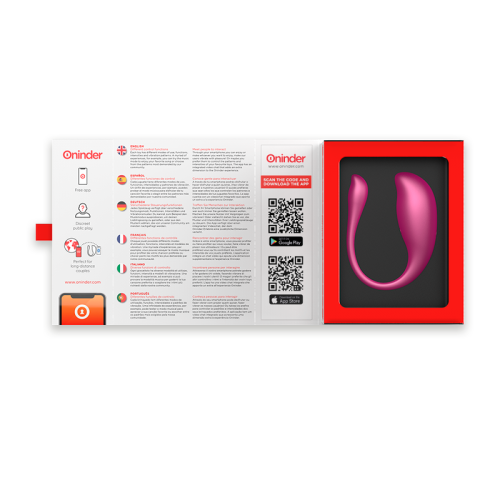 ONINDER - NAIROBI VIBRATING EGG BLACK - FREE APP TALLA 1 2