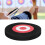 Archery Moving Target EVA Round Practice Target 25cm Black Red with 2 Papers 1