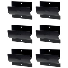 Tunga SteghäNgare-VäGgmonterade Stegkrokar för StegföRvaring-SkottkäRrahäNgare för GarageväGg-6 Paket