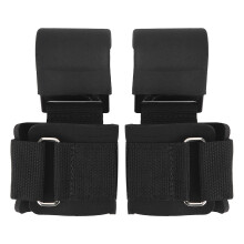Attrezzatura da palestra versatile, ganci di sollevamento resistenti per sollevamento pesi, potenziatori di presa per powerlifting con tessuto di