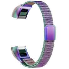 (Colorful)Magnetic Stainless Steel Watch Band Fashion Simple Classic Fine Weaving Mesh