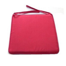 (Red) Cushion Sponge Chair Solid Color Square Decorative Accessory Chair Dining Home