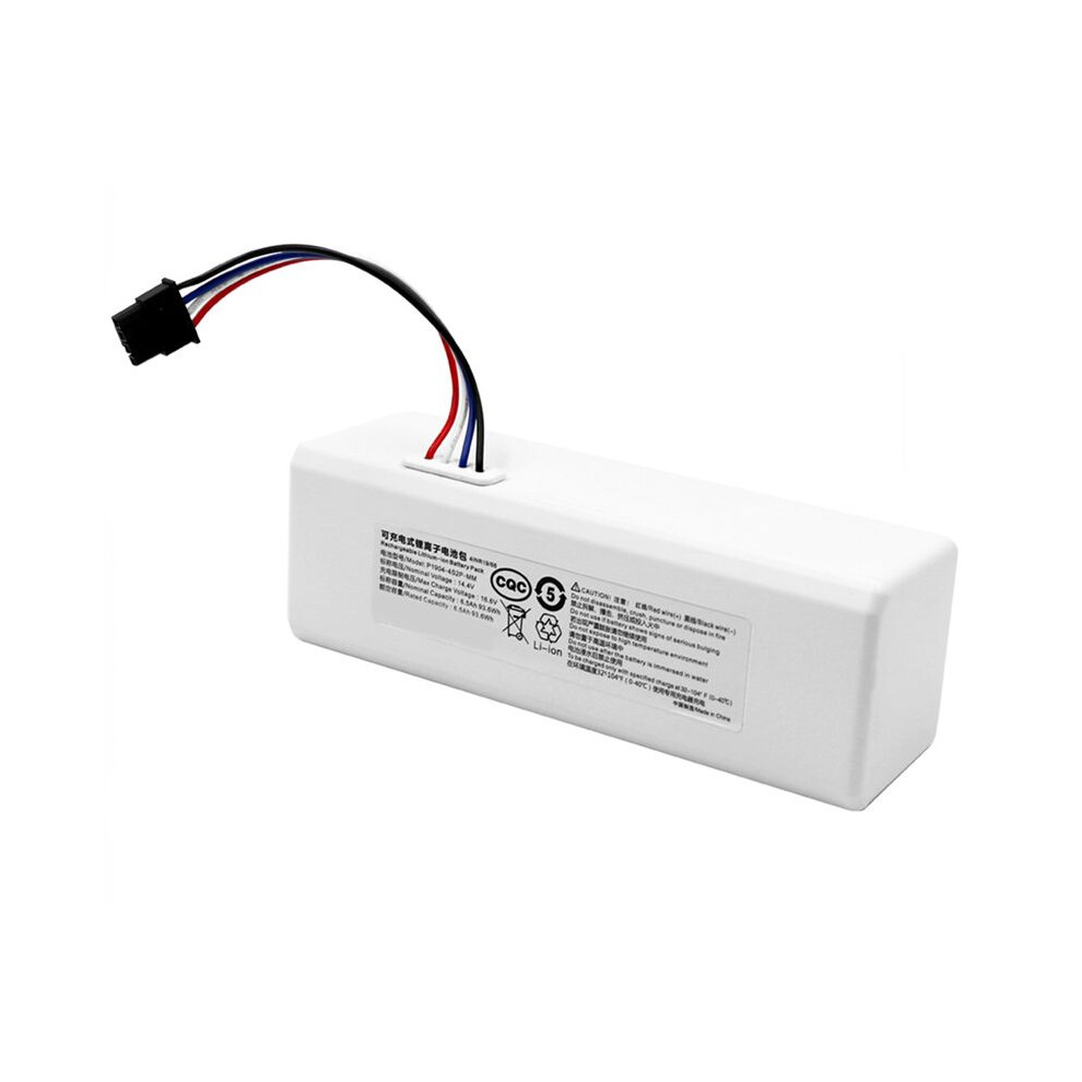 6500Mah 14.4V Rechargeable Li-Ion Battery Replacement For Mija 1C Stytj01zhm Robot Vacuum Cleaner 1C Battery 4713631628012