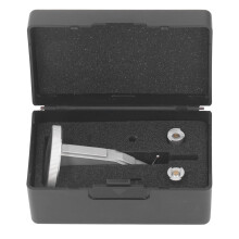 Precision Dial Test Indicator 0.01mm, 0-0.8mm Range, Stainless Steel