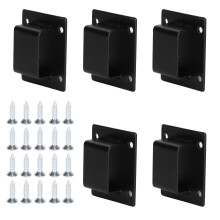 Supports muraux pour garde-corps de clôture, support robuste en aluminium de haute qualité pour une durabilité accrue, supports de main courante