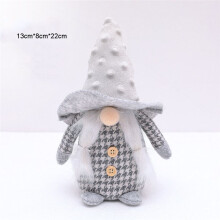 (Medium Female)Faceless Doll Christmas Decorations Home Ornament Xmas Gifts Hanging Doll Leg