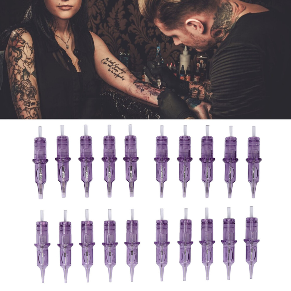 20pcs Disposable Cartridge Needles 1003RS 1005RS 1005F 1007F, Stainless Steel, Reusable