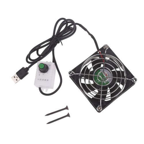 Quiet USB Fan for Electronics Cooling Enhances Ventilation and