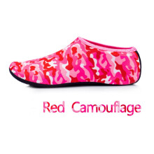 (Camouflage Red,XL(40-41)Foot Length=25cm)Schnelltrocknende Aqua Socken Wasserschuhe Strand Surfen Schwimmen rutschfester Neoprenanzug