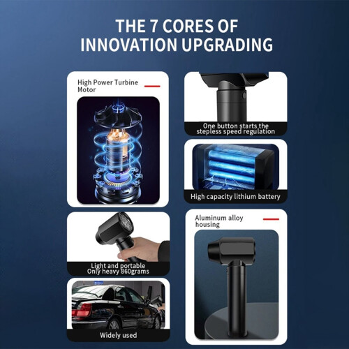 Fan Violent Blower Mini Turbo 52MM Handheld Brush