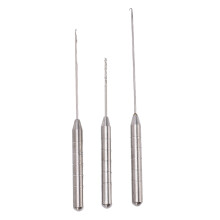 Fishing Bait Needle Aluminum Alloy Rigging Tool Kit Precision Design Portable Fishing Baiting Needle Non Slip Handle 3 In 1 Set