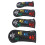 4Pcs Skull PU Golf Head Covers One Size Black 1