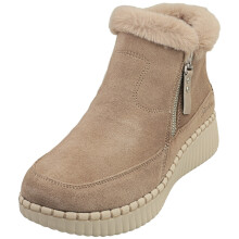 Bottes Skechers Wilshire Blvd - Fresh Zip, Gris, Femme