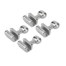 10 pièces de crochets orthodontiques en acier inoxydable à sertir pour le remplacement de l'arc en fil orthodontique