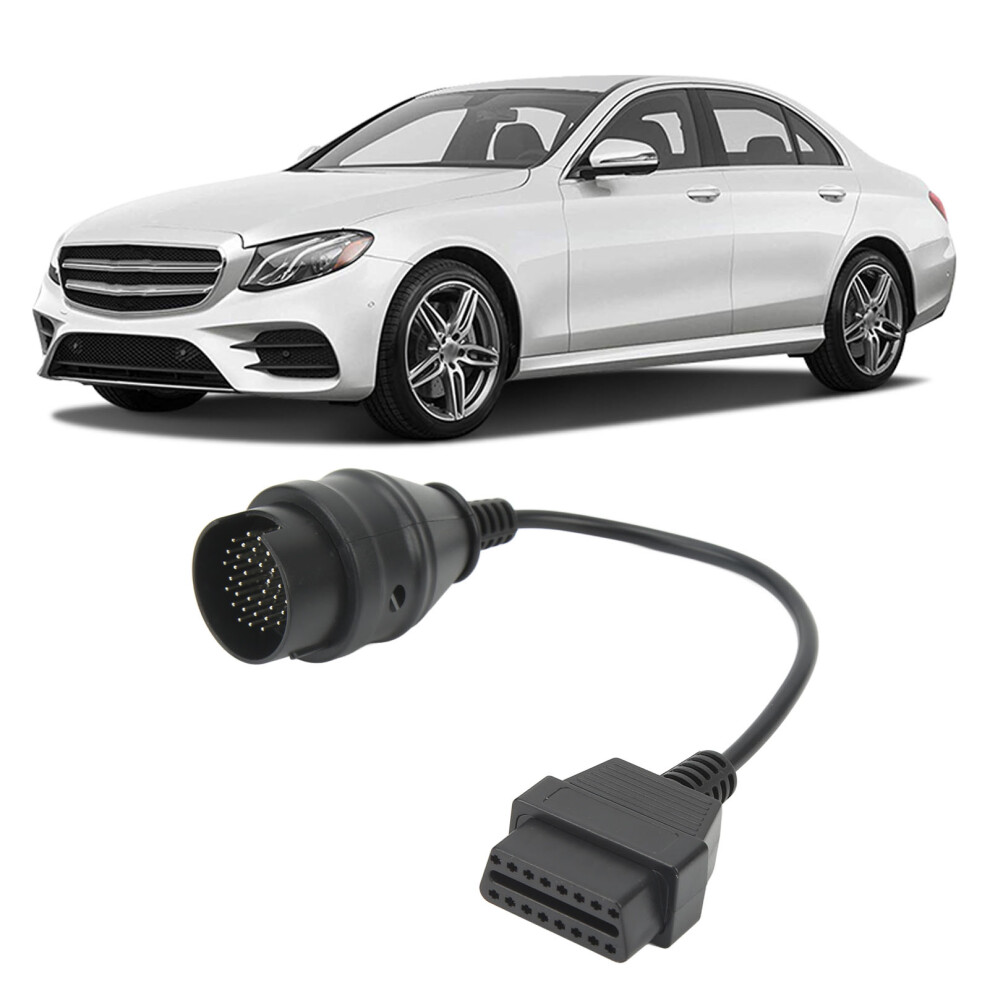 38Pin Obd2 Diagnostic Adapter Cable For Benz, 28Cm, Abs Material 9401390061830