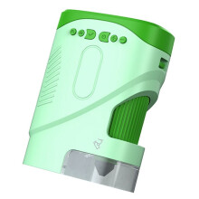 XV70 Microscope de Poche pour Enfants 800 X Écran 2 Pouces Microscope Numérique Électronique USB Télescope Microscope de Poche Vert
