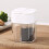4-Compartment Clear Spice Box, Portable PP/PS, 40g White 11