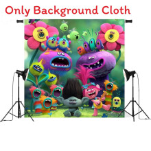 (5x7 Feet)Trolls World Tour Christmas Photography Background Kids Photo Backdrop Studio
