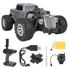 Camión RC con WiFi, transmisión de video en tiempo real, Monster Truck, control remoto de 2.4 GHz, batería recargable, tracción en las cuatro