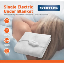 STATUS SEB-40W1PKB Electric Underblanket - Single